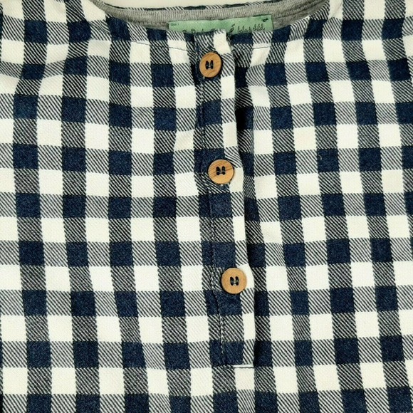Grace Blue Checked Shirt - Picture 3 of 6